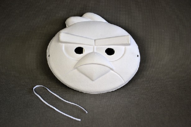 Masca Angry Birds - Obiect decorabil din carton presat