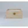 Cutie lemn - 14x14x6cm Obiect decorabil din lemn 5054/B