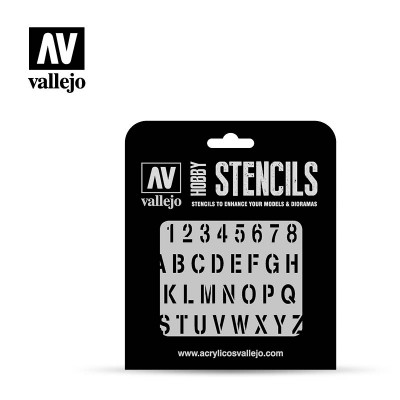 Sablon Vallejo Stamp Font