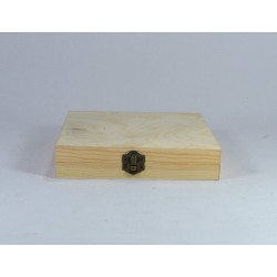 Cutie lemn pentru trabuc - 14x14x3cm Obiect decorabil din lemn 5208