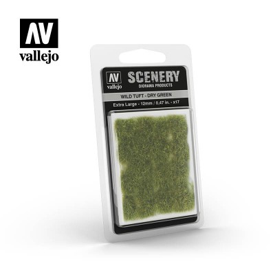 Vegetatie sintetica - Dry Green 12mm - Vallejo SC424