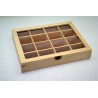 Cutie lemn ceai - Obiect decoprabil din lemn 5153