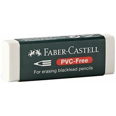 Radiera Dust Free Alba pentru creioane grafit - Faber-Castell