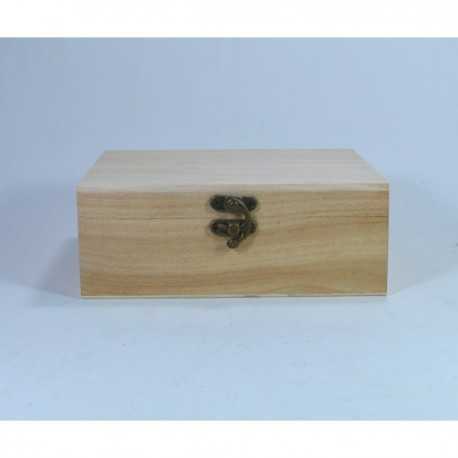 Cutie lemn - 19x14x7cm Obiect decorabil din lemn 5595/B