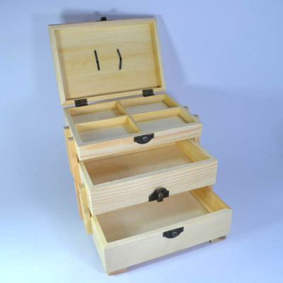 Cutie lemn "Trusa pentru cusut" cod.5143