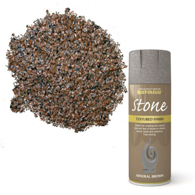 Spray vopsea texturata Stone Mineral Brown 400ml 12501BX