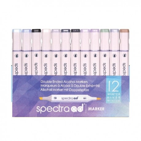 Spectra ad Marker WINTER 12 Color Set